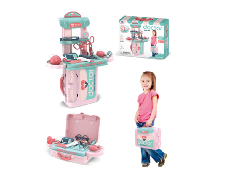 مجموعة ألعاب الطبيب الصغير الفاخرة