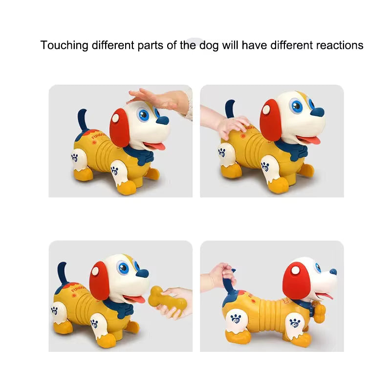 Interactive Touch & Go Dog with Sounds & Light