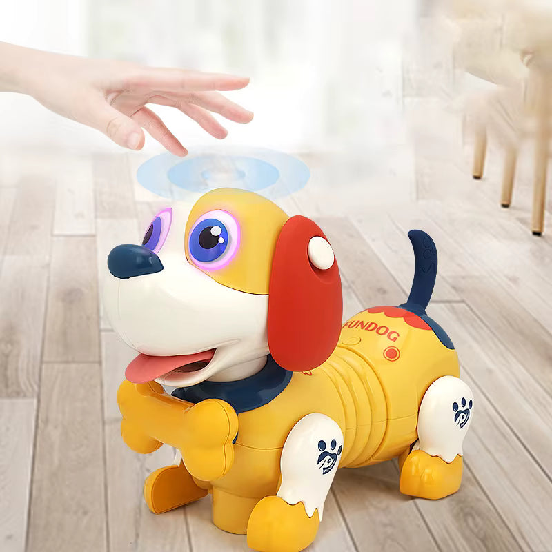 Interactive Touch & Go Dog with Sounds & Light