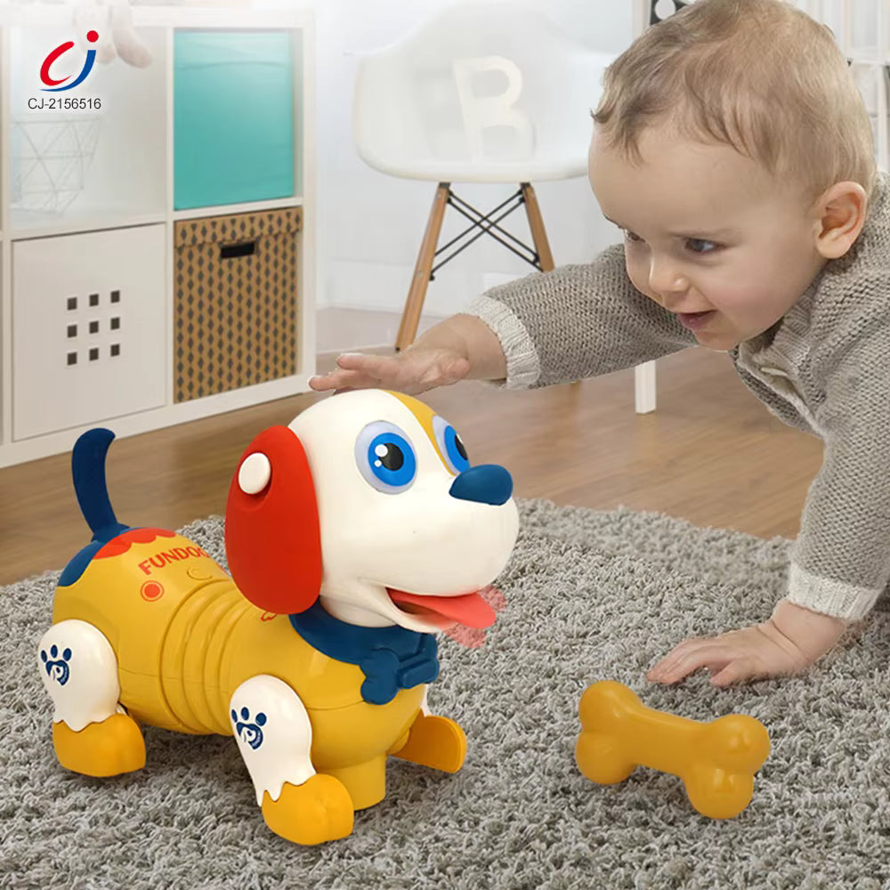 Interactive Touch & Go Dog with Sounds & Light