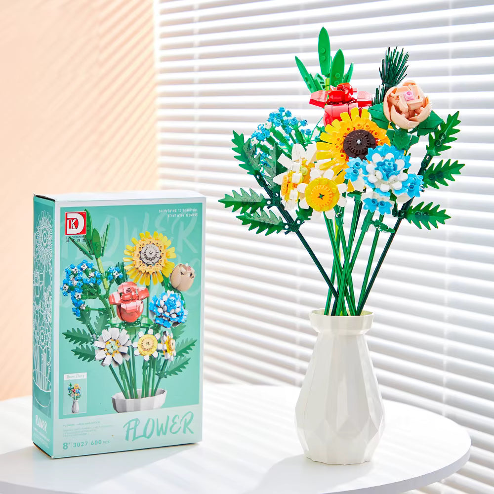 Romantic 3D Puzzle Flower Bouquet - 600 pcs