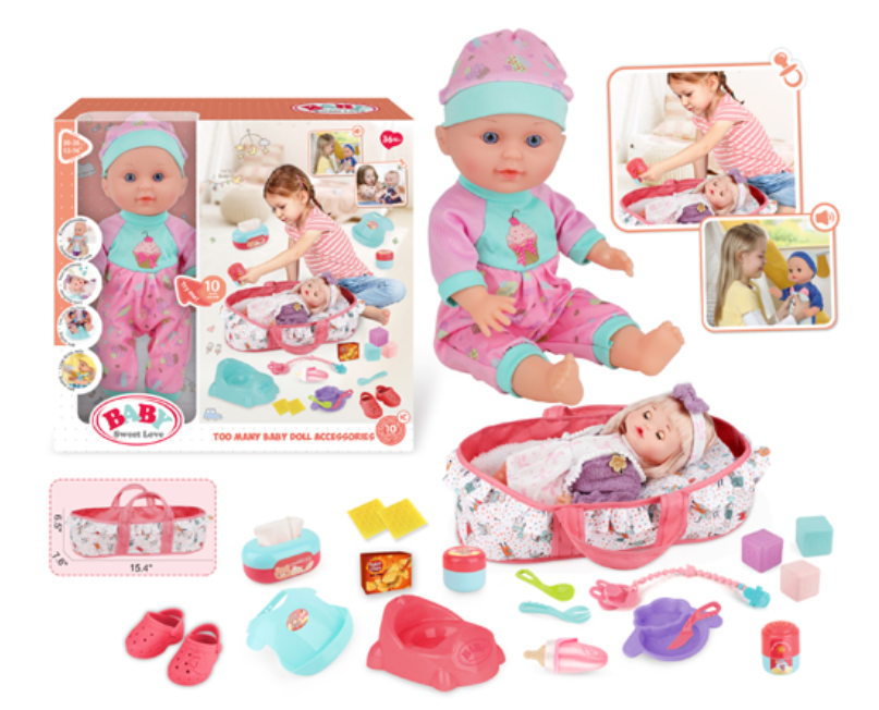 Sweet Love Baby 35 CM Doll & Deluxe Accessories Set