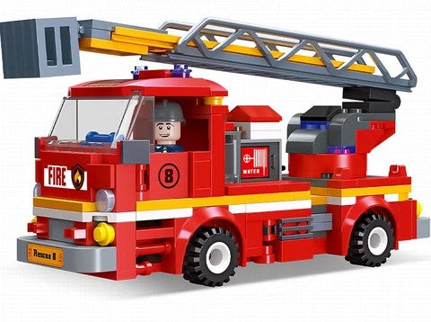 Rescue Alert Fire Truck Lego Kit - 255 PCS