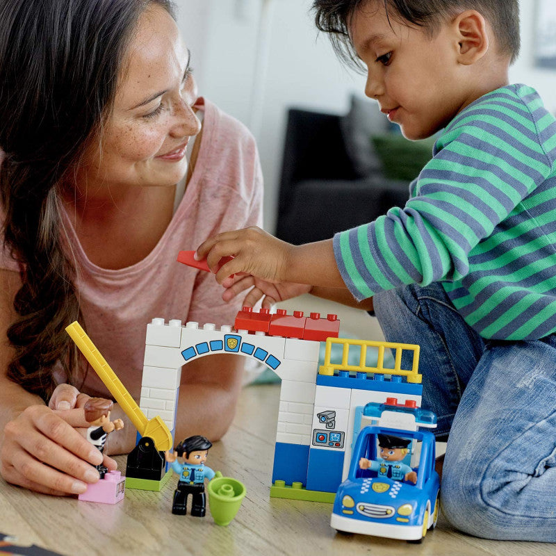 Junior Police Patrol Set - 35 Pcs with Lights and Sounds