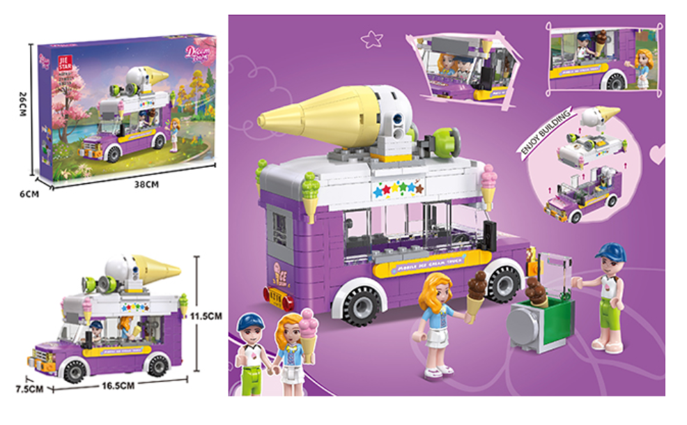 Camper Adventure Road Trip Lego Set - 276 PCS