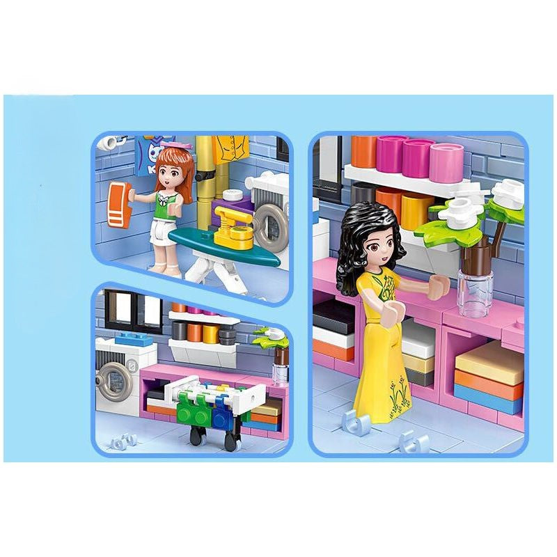 Home Laundry Room Builder Lego Set - 329 PCS