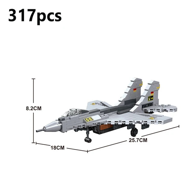 Sky Force Fighter Lego Jet - 317 PCS