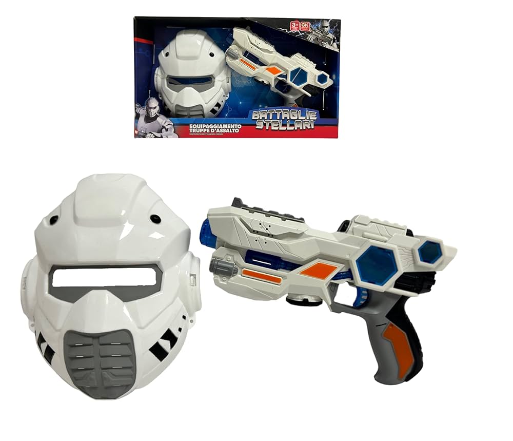 Space Blaster & Mask Set with sounds & lights