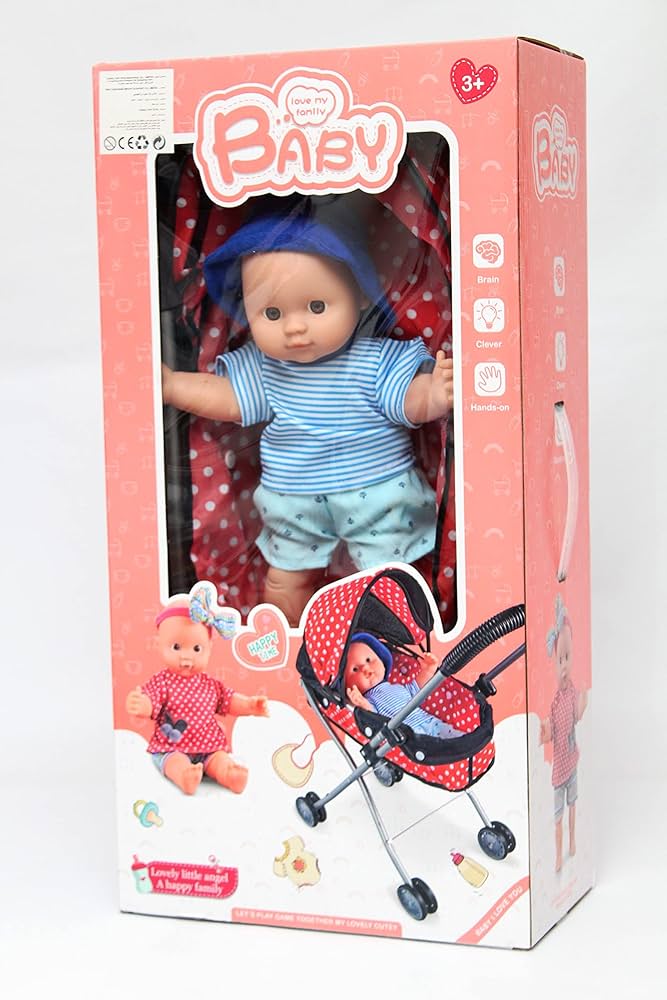 Dream Ride Doll Stroller With 30 CM Doll