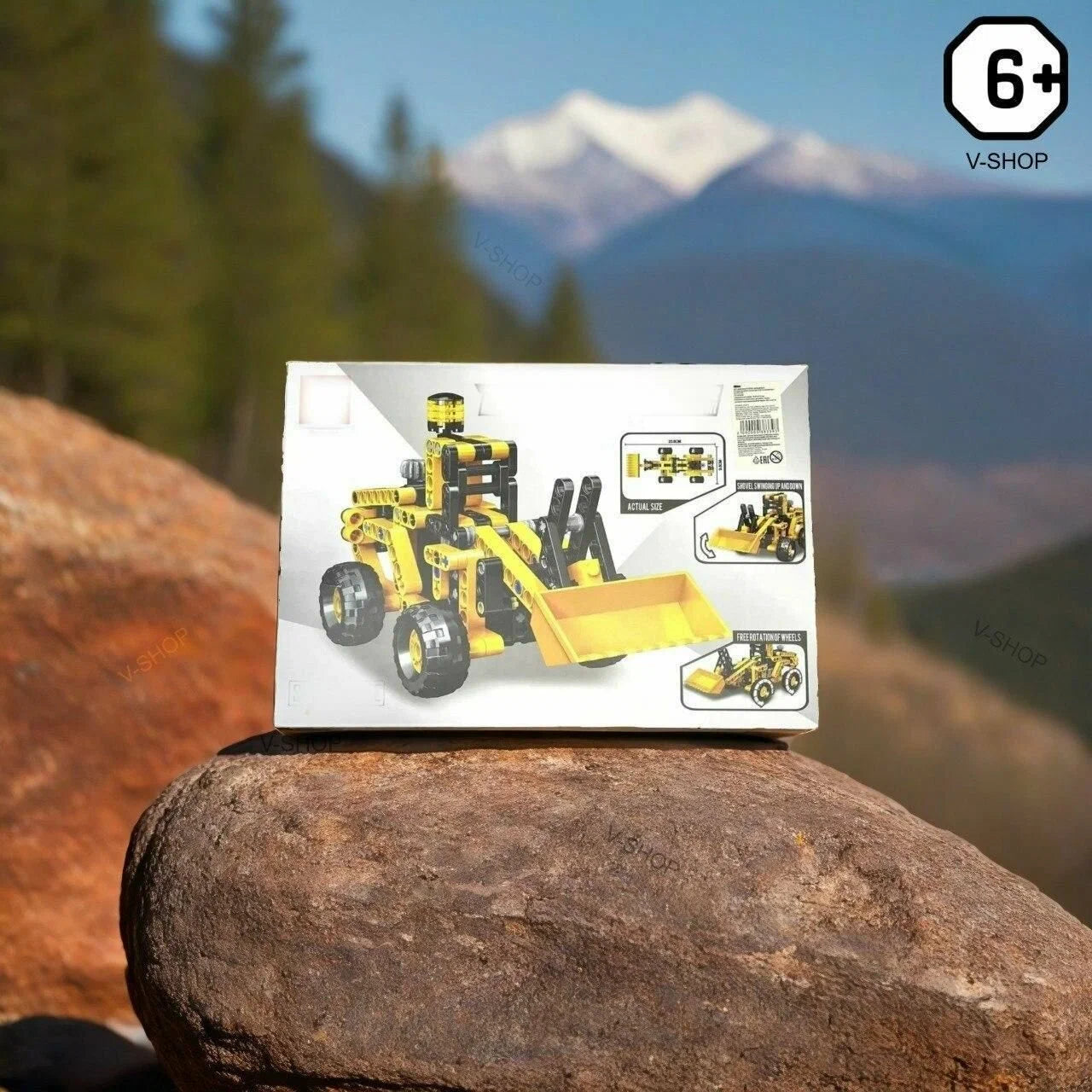 Mega Builder Bulldozer Set - 330+ PCS
