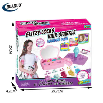 Glitzy Locks Hair Sparkle Studio With Mirror