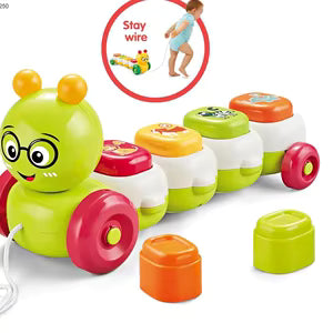 Pull & Match Caterpillar Buddy with sounds