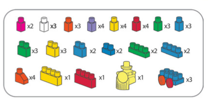 123 Counting Train 50 PCS Blocks Building Set