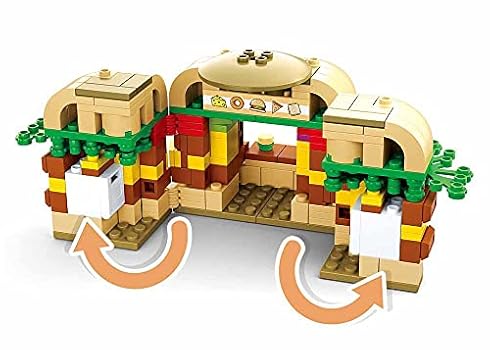Food Court Burger Shop Lego Set - 307 PCS