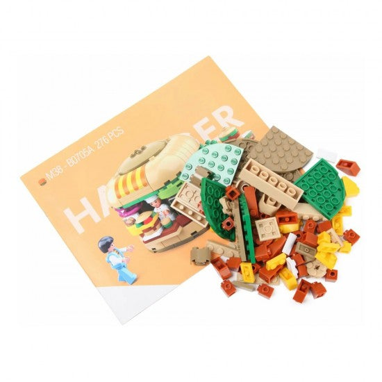 Food Court Burger Shop Lego Set - 307 PCS