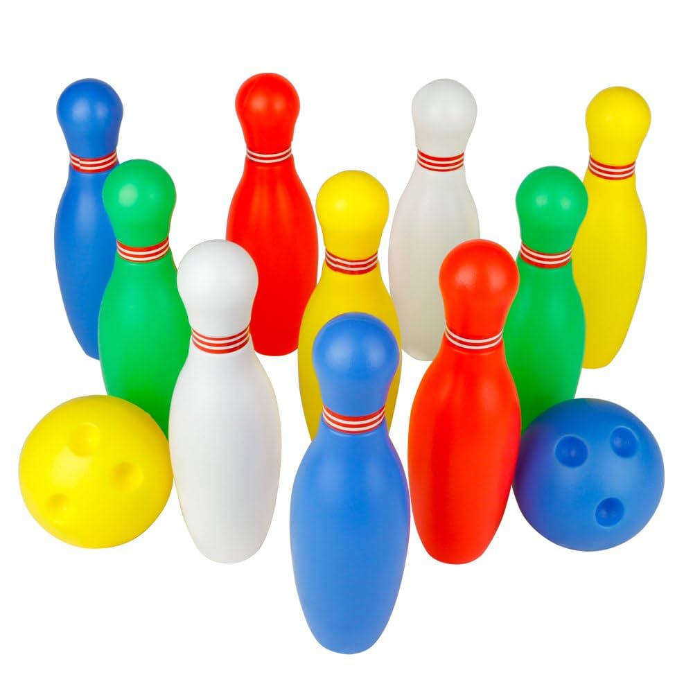 Kids’ Colorful Bowling Set
