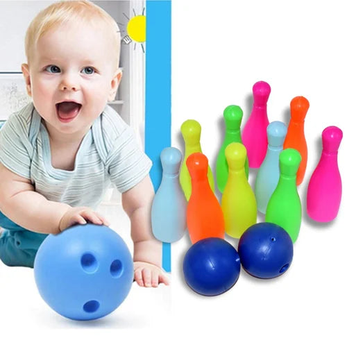 Kids’ Colorful Bowling Set