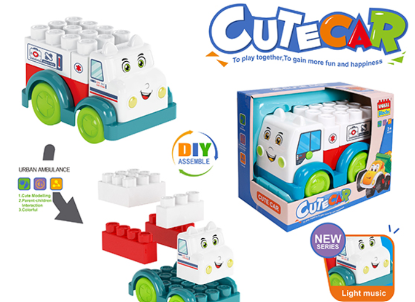 Little Doctor Ambulance Blocks Builder