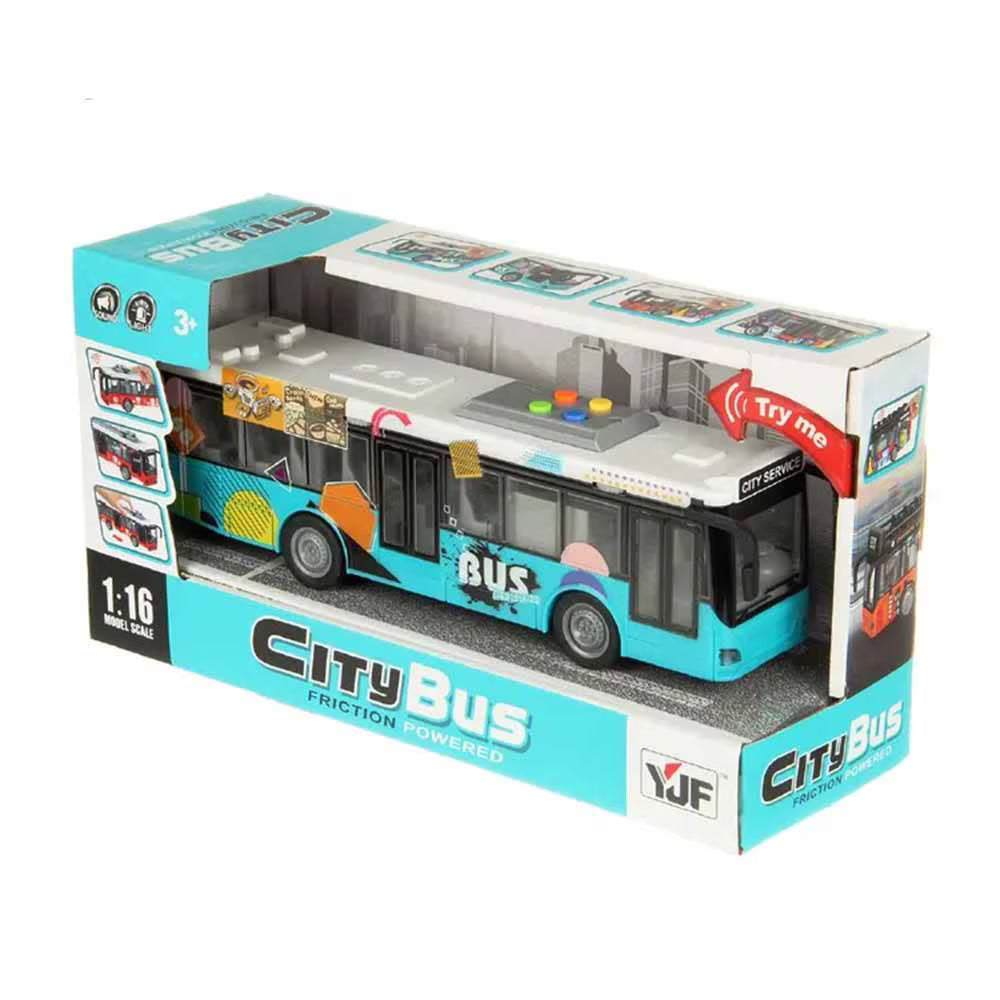 City Service Explorer Pull-Back Bus
