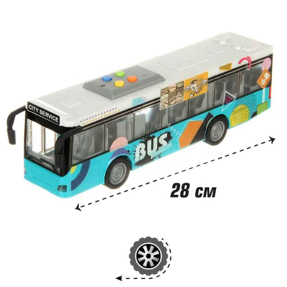 City Service Explorer Pull-Back Bus