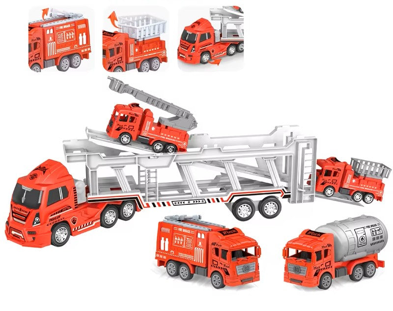 City Saver Fire Vehicle Collection + 4 small trucks