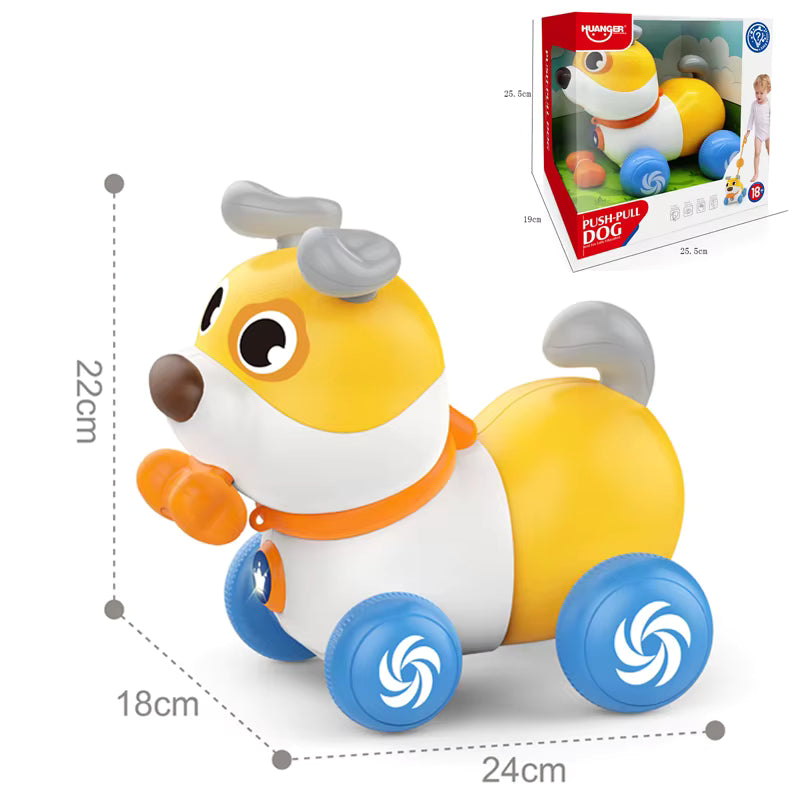 Push-Pull Interactive Puppy With Touch & React Technology