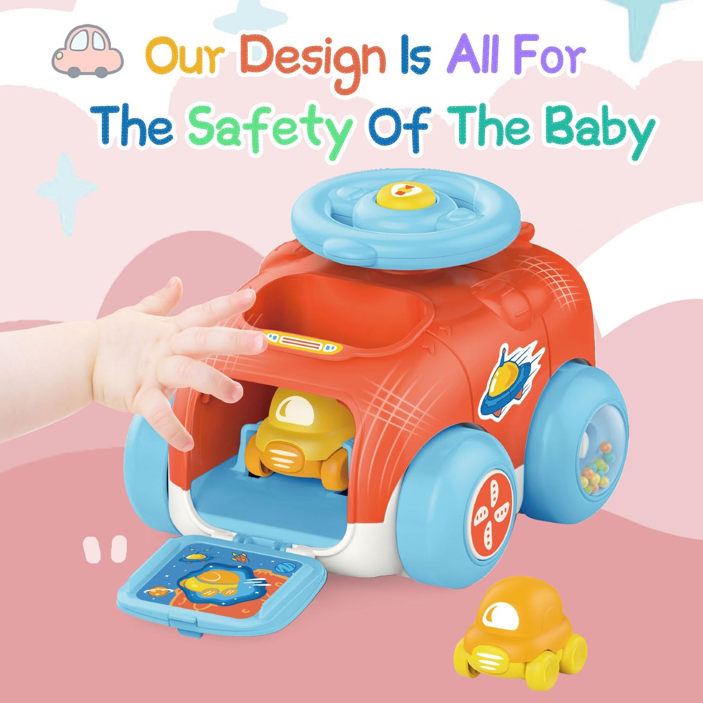 Push & Launch Race Car Set