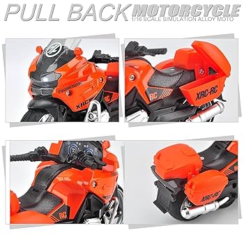 Super Racing Pullback Motorcycle with lights & sounds