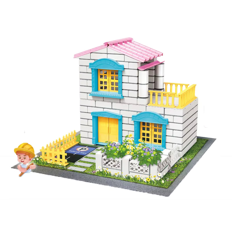 Real Builder Cement House Kit - 270 PCS