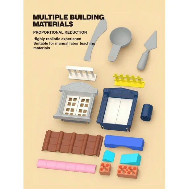 Real Builder Cement House Kit - 270 PCS
