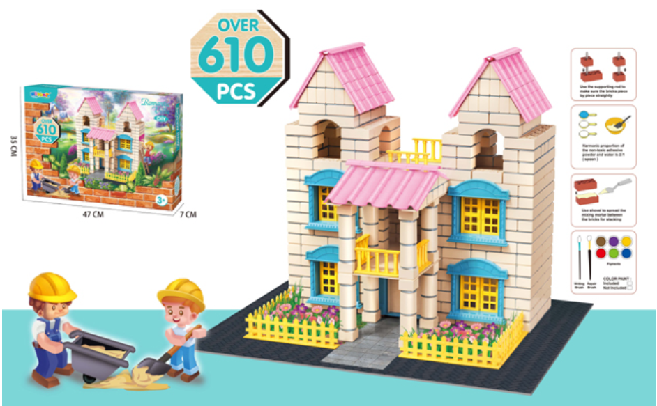 Grand Villa Builder - 610 PCS