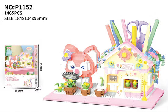 3D Puzzle Cartoon Pen Holder - 1465 PCS