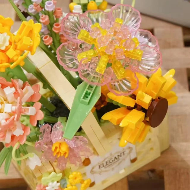 Elegant Flower Basket 3D Puzzle - 1263 PCS