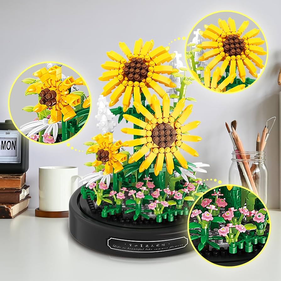 Mini Sunflower Garden 3D Puzzle - 558 PCS