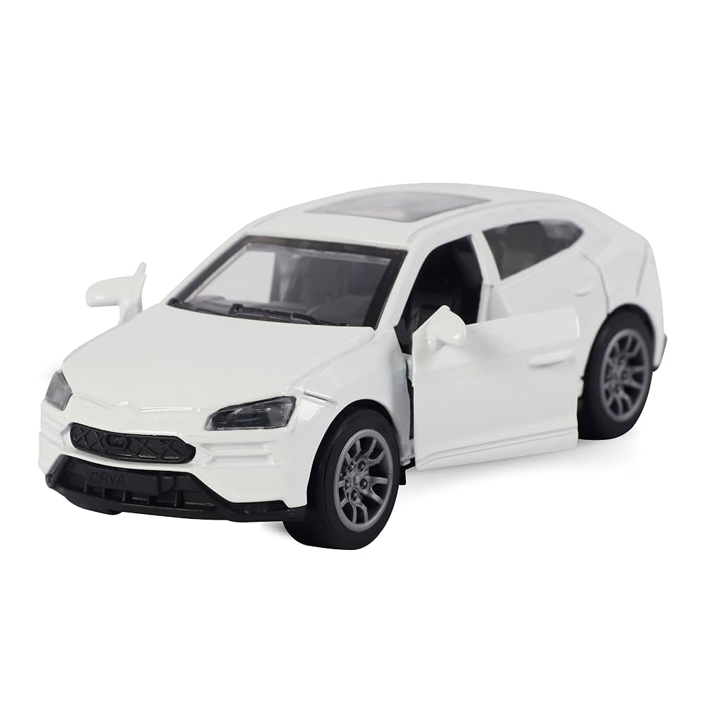 Pull Back Die-Chrome SUV Car 1:32
