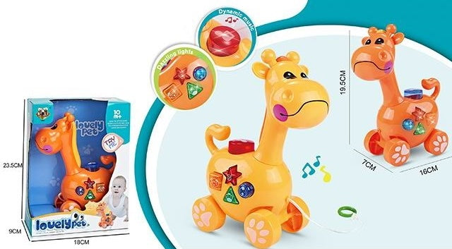 Roll & Go Musical Giraffe
