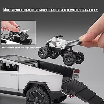 Tesla Cyber truck + ATV Off-Road Combo With Light & Sounds