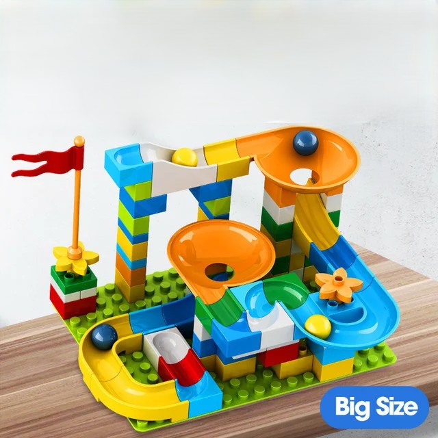 Spin & Slide Marble Block Builder – 85 PCS
