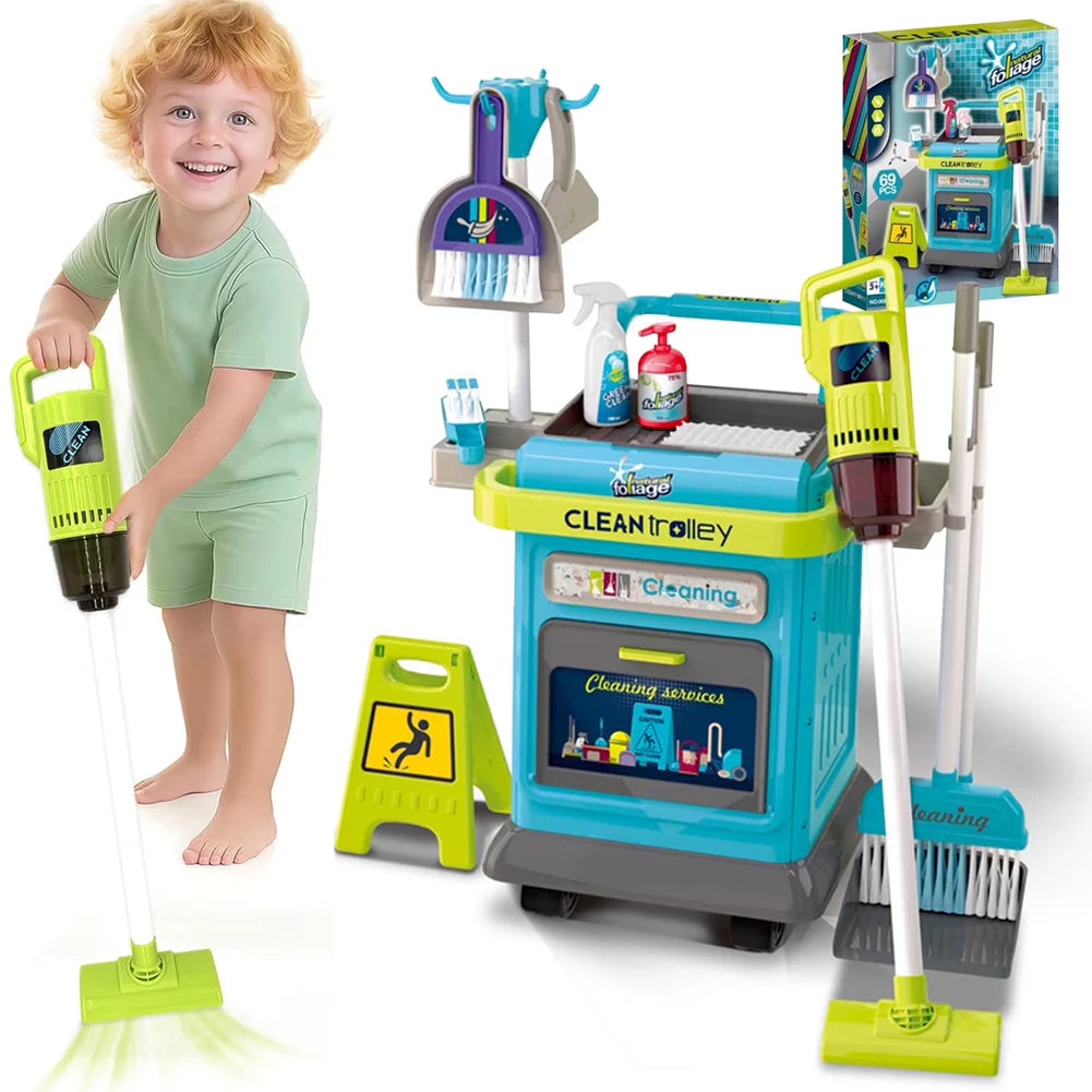 عربة خدمة تنظيف صغيرة