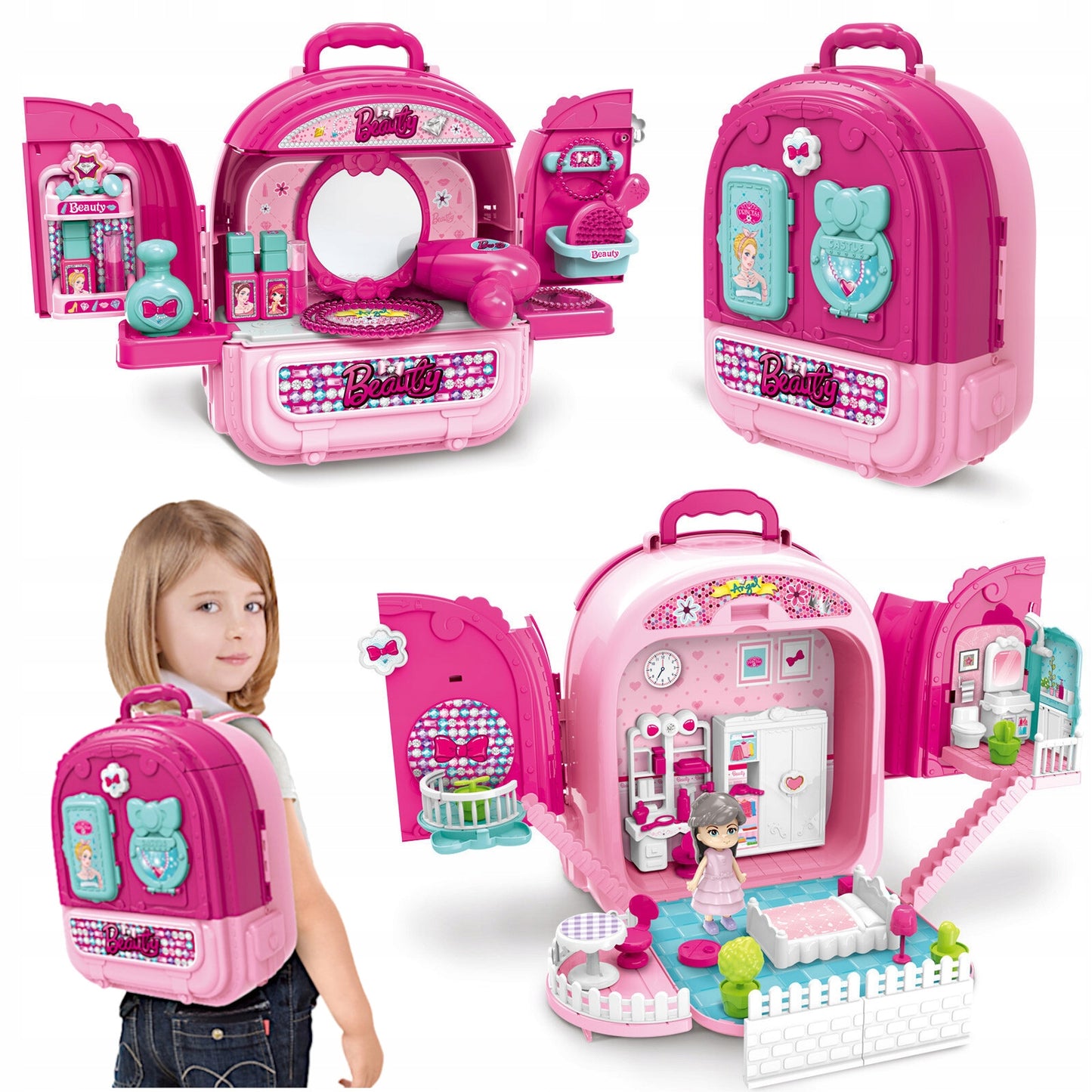 Backpack-to-Beauty Royal 3-in-1 Playset