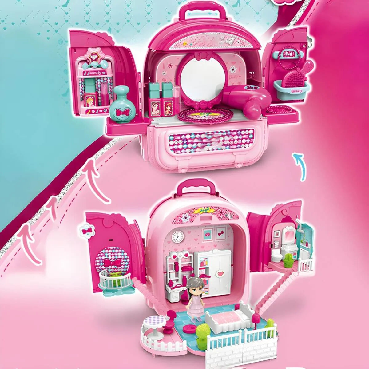 Backpack-to-Beauty Royal 3-in-1 Playset