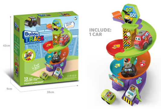 Builder Track 3 levels Launch & Raceway