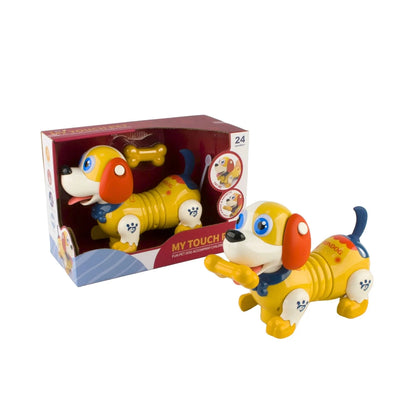 Interactive Touch & Go Dog with Sounds & Light