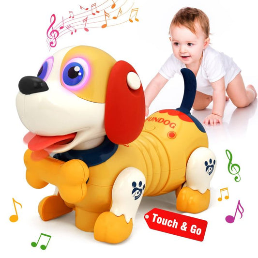 Interactive Touch & Go Dog with Sounds & Light