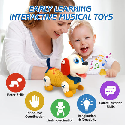Interactive Touch & Go Dog with Sounds & Light