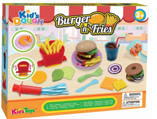 Burger 'n' Fries Dough Playset