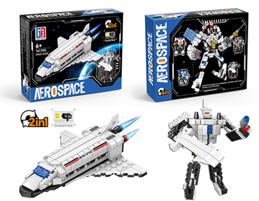 2-in-1 Space Explorer Lego Set - 161 PCS