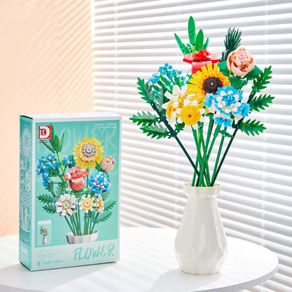 Romantic 3D Puzzle Flower Bouquet - 600 pcs