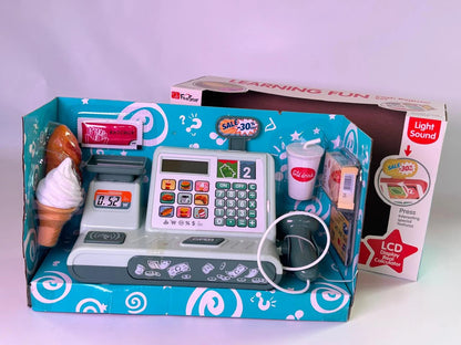 محطة محاسبة في متجر صغير