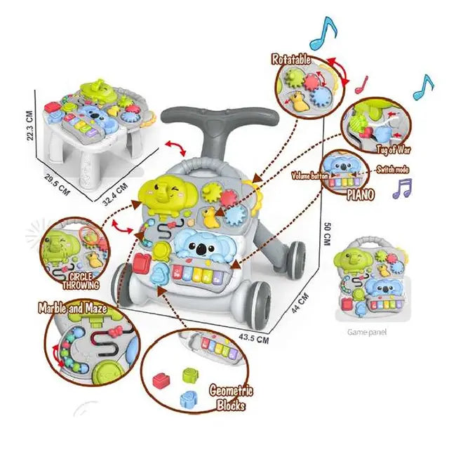 سيارة نزهة سعيدة 3 في 1